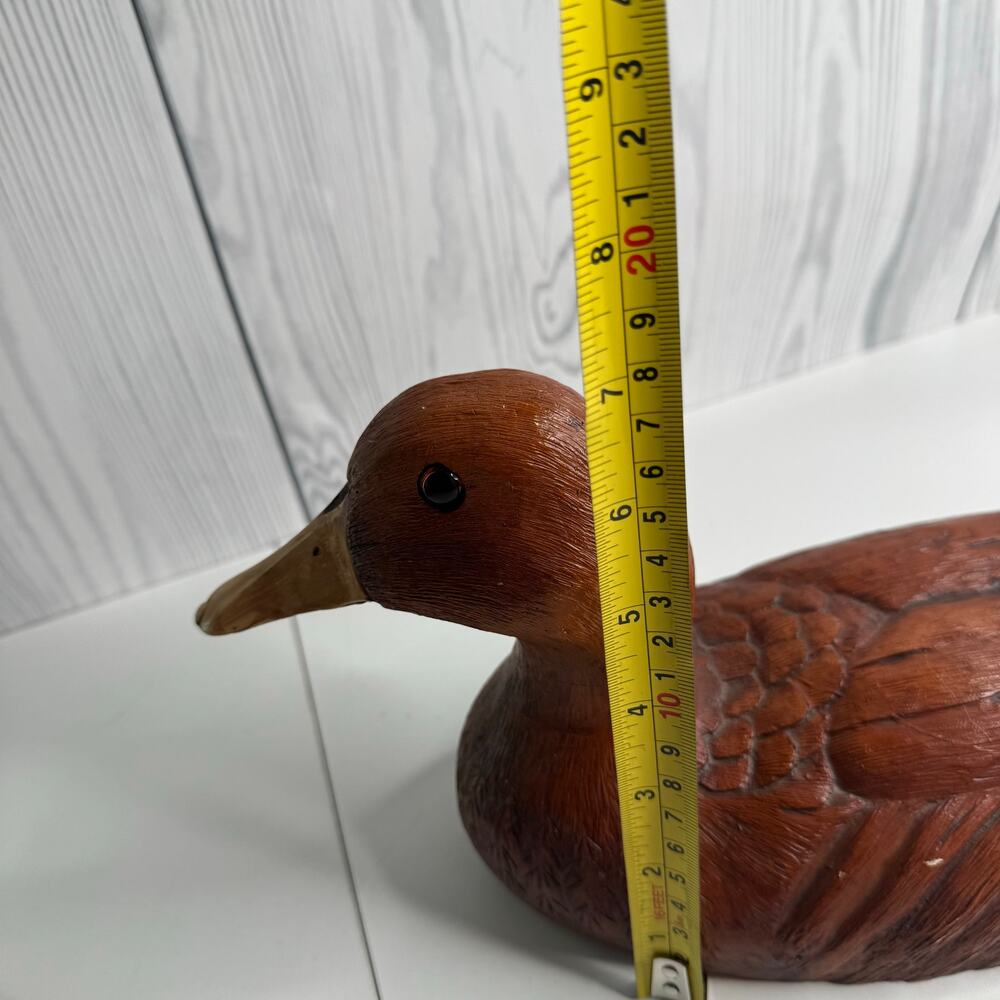 Handcrafted 12" Mallard  Duck  1983 Dr JC Huber  #102 Vintage Minneapolis, MN - Picture 7 of 9